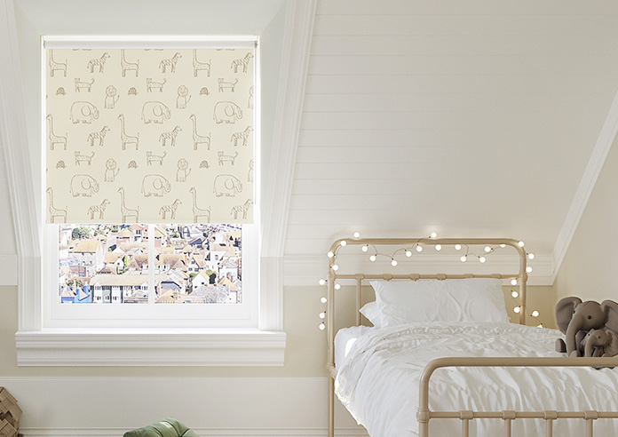 Zootime Sketch, Nutmeg - Twist&Fit Roller Blind - Image 3